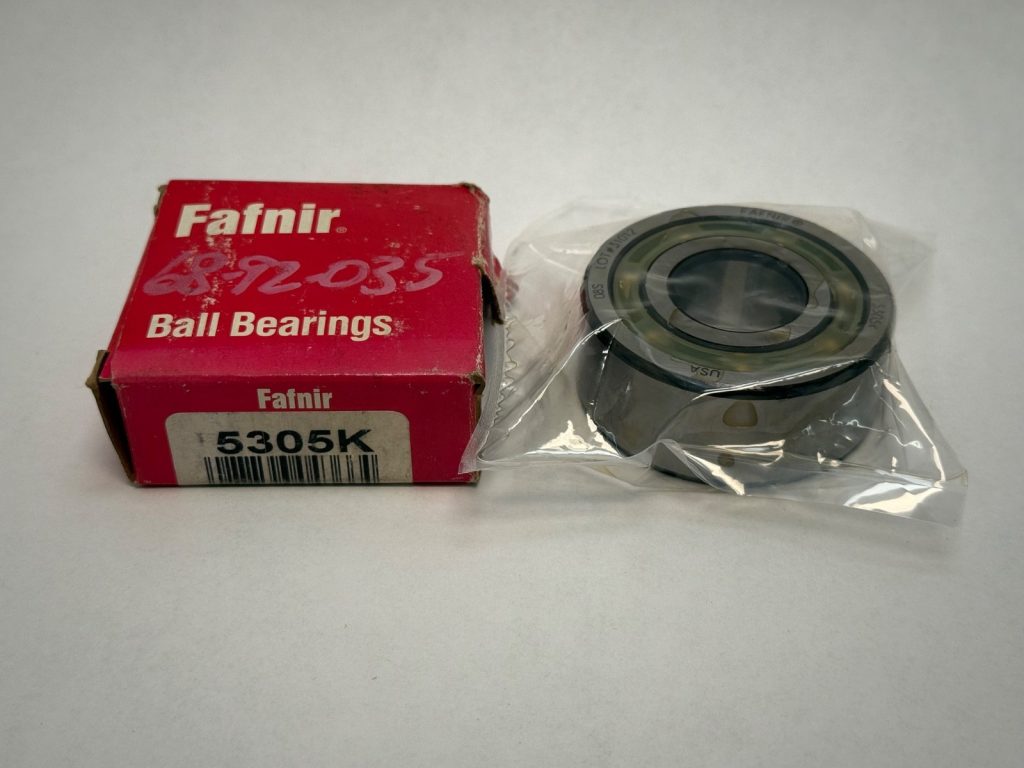 Double-Row Angular Contact Ball Bearing, Open, 25 x 62 x 25.4 mm, 20 Degree Contact Angle, Nylon Cage
