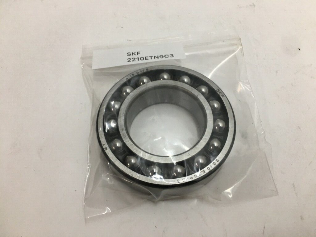 Self-Aligning Ball Bearing - Double Row, 50 mm Bore, 90 mm OD, 23 mm Width, Open, C3 Clearance, Polyamide Cage