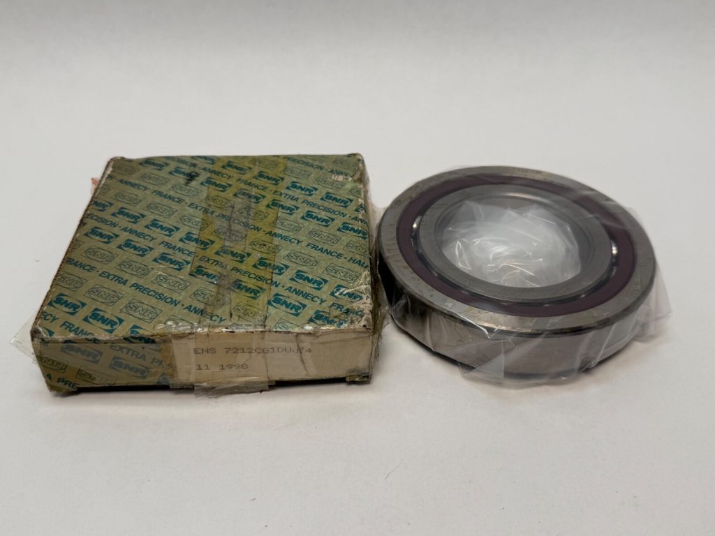 Angular Contact Ball Bearing - Straight Bore, 60 mm ID, 110 mm OD, 22 mm Width, Open, 15° Contact Angle, Light Preload, Phenolic Cage, ABEC 7.