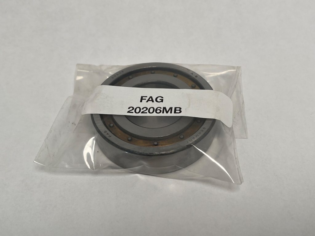 Single Row Barrel Roller Bearing 30x62x16 mm Cylindrical Bore Brass Cage