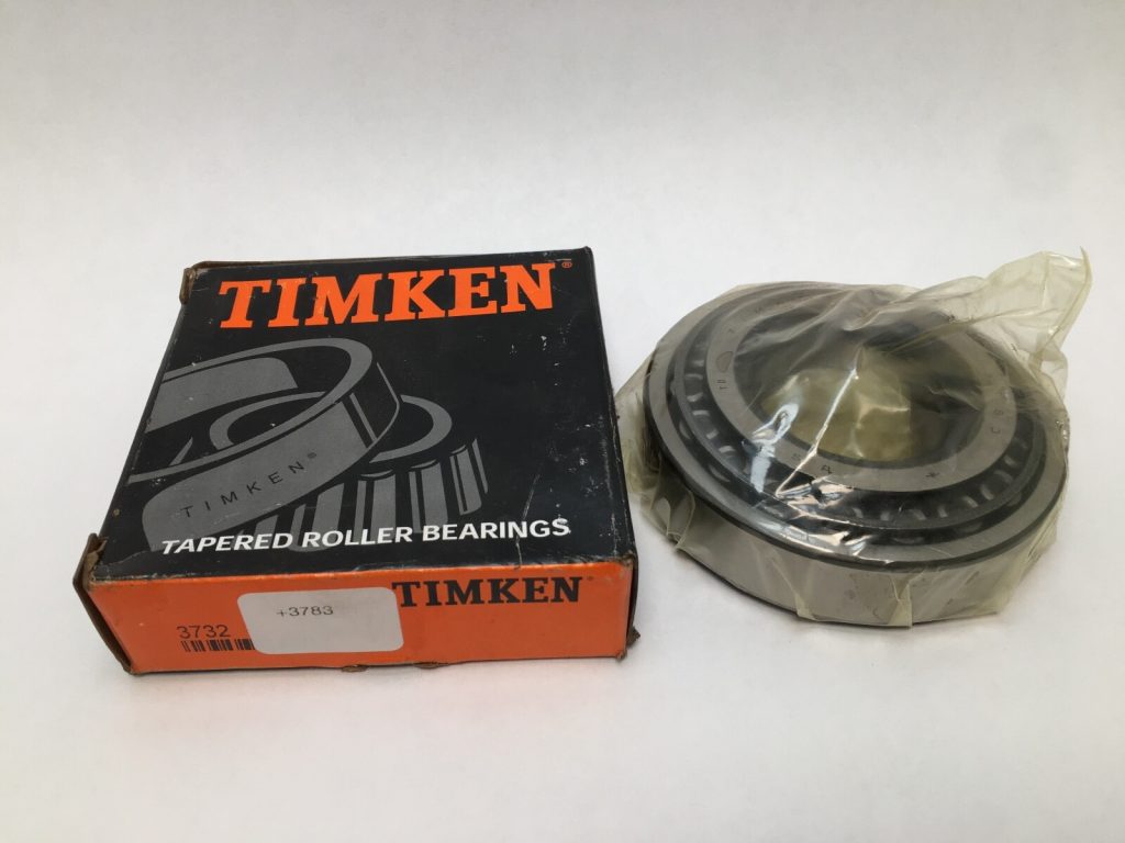 Tapered Roller Bearing Assembly, Cone & Cup - Straight Bore, 1.7500 in ID, 3.8750 in OD, 1.1875 in Assembled Width, Open, Pressed Steel Cage