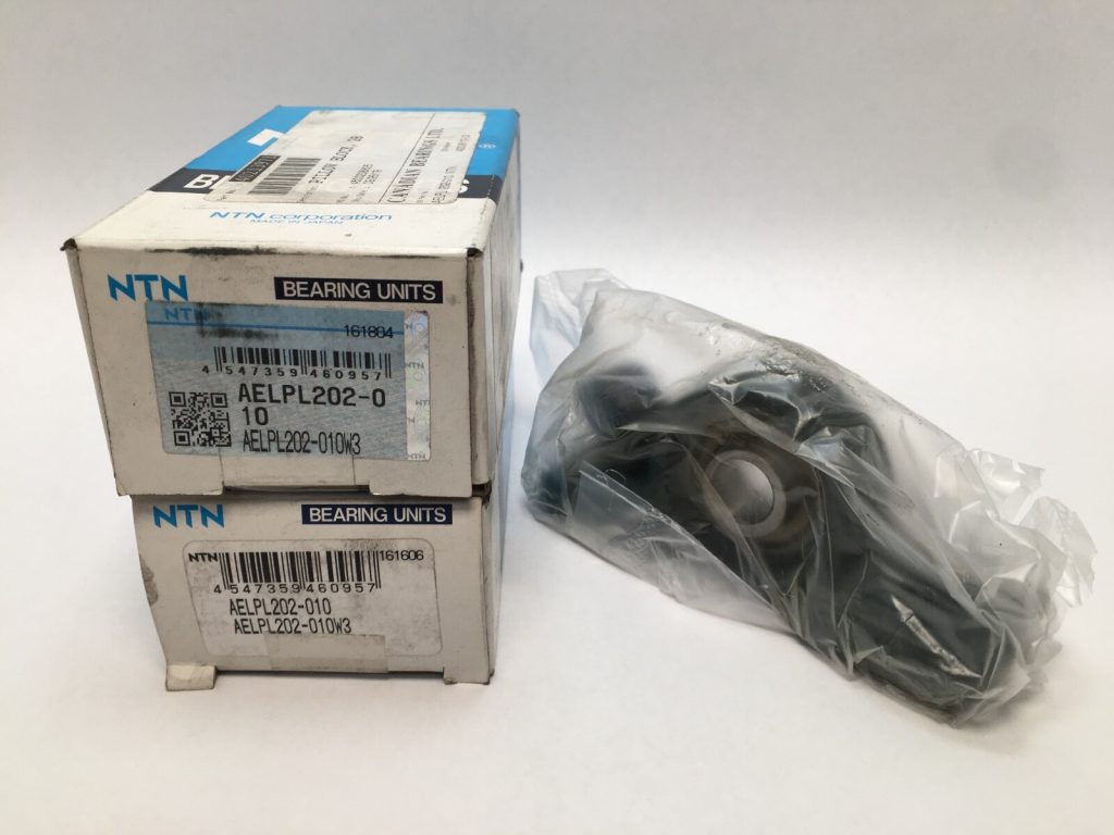 Two-Bolt Pillow Block Unit – 5/8 in Bore, Cast Iron, Eccentric Locking Collar, 2 Pcs