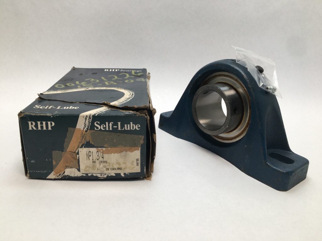 Two-Bolt Pillow Block Unit – 1-3/4 in Bore, Cast Iron, Set-Screw Locking