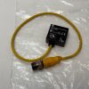 Fixed-Focus Diffuse Photoelectric Sensor, Mini Rectangular, PNP NO/NC, 11-28 V DC, Green 570 nm LED, Quick Disconnect