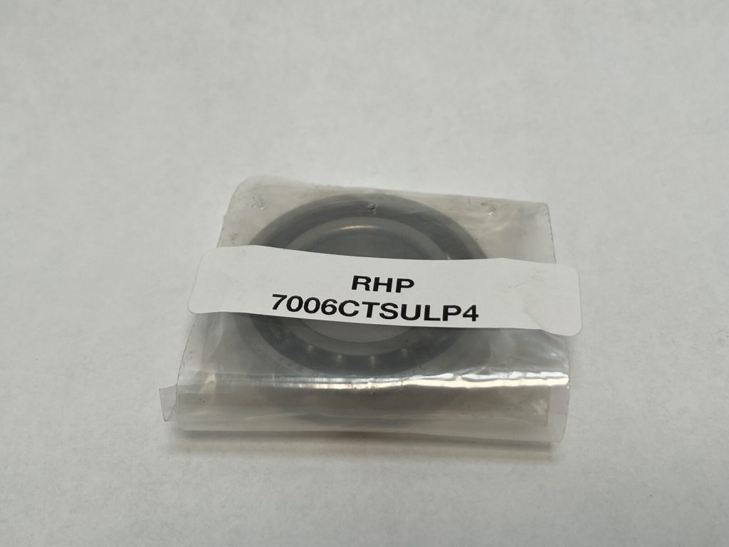 Super-Precision Angular Contact Ball Bearing 30 x 55 x 13 mm, 15 Degree Contact Angle, P4 ABEC 7, Phenolic Cage, Light Preload Duplex Half, Open, 1 Pc