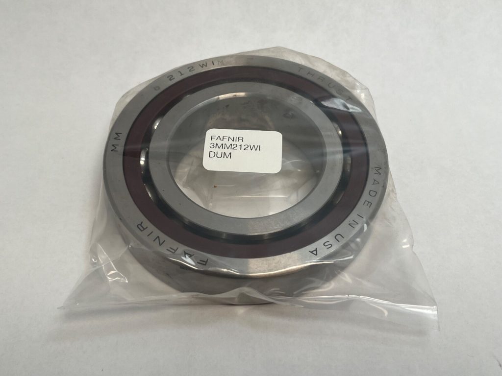 Super-Precision Angular Contact Ball Bearing 60 x 110 x 22 mm, 25°, Duplex Medium Preload, Phenolic Cage