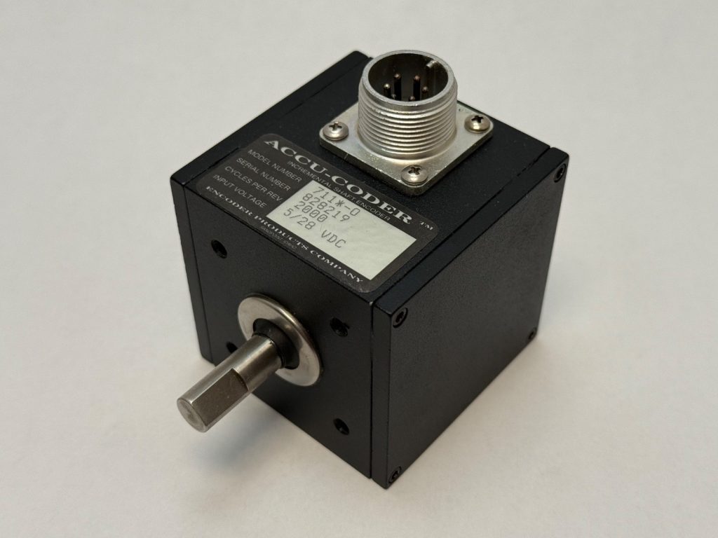 Cube Incremental Shaft Encoder, Single Channel Square Wave, Open Collector 250 mA, 6000 rpm, 125 kHz