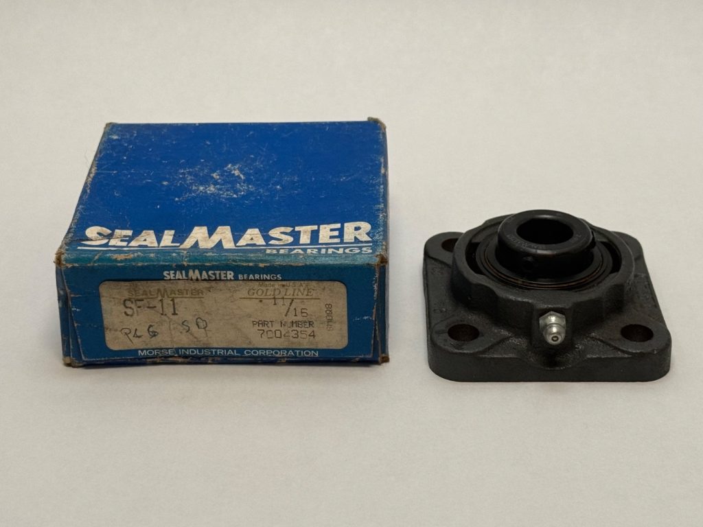 Sealmaster SF-11 Flange Mount Bearing 11/16" ID SF11 7004354 4-Bolt
