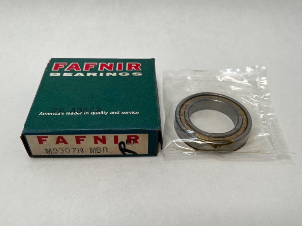 Spindle-Quality Deep Groove Ball Bearing 35 x 72 x 17 mm, Machined Bronze Cage, Open