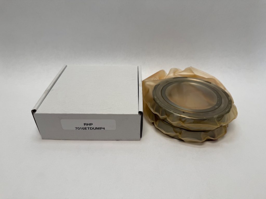 Super Precision Angular Contact Ball Bearing - Matched Pair, Straight Bore, 80 mm ID, 125 mm OD, 22 mm Width, Open, 25° Contact Angle, Universal Medium Preload