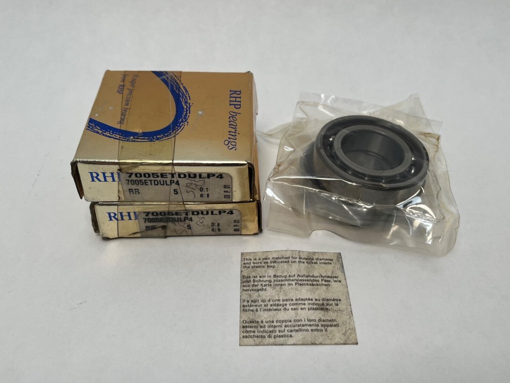 Super Precision Angular Contact Ball Bearing Matched Pair 25x47x12 mm 25° ABEC 7 Light Preload
