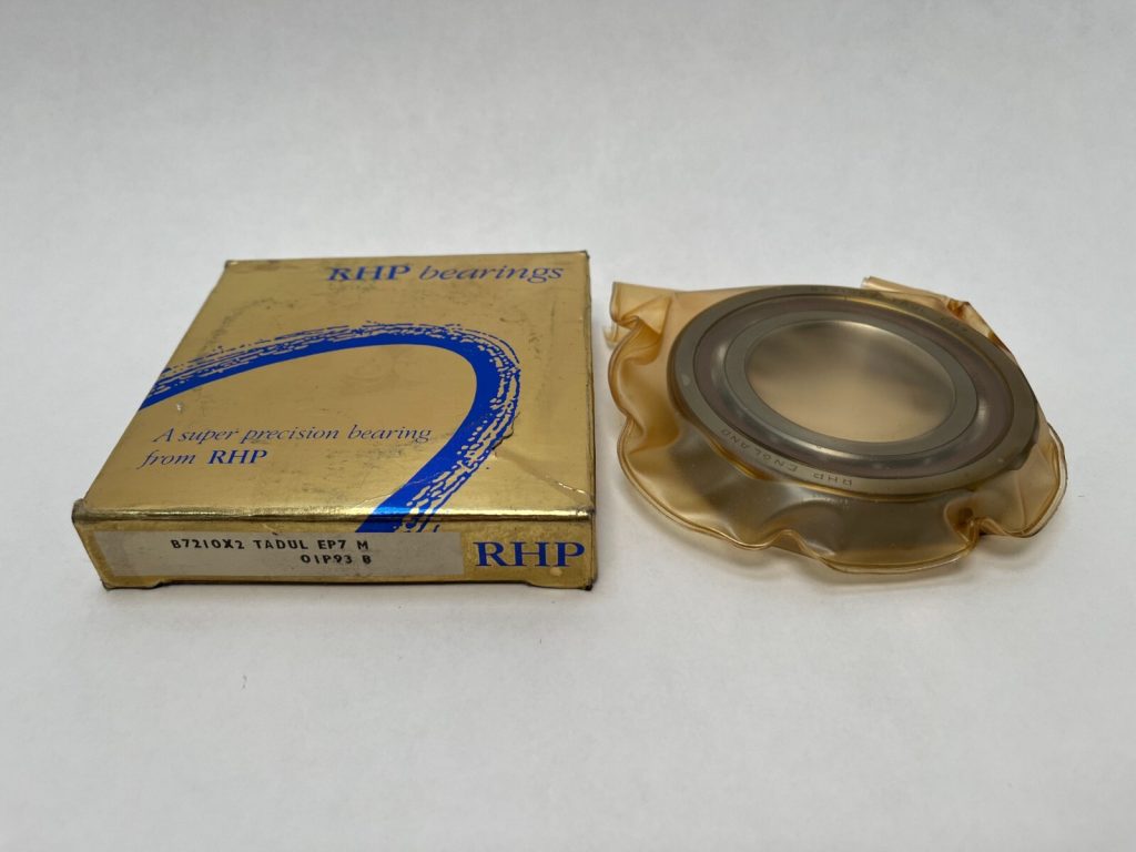 Super Precision Angular Contact Ball Bearing 50 x 90 x 20 mm 15 Degree Phenolic Cage Universally Ground Light Preload