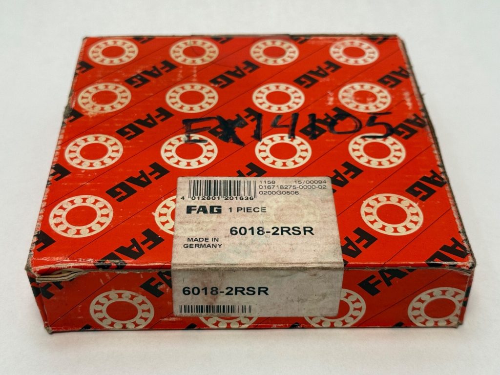 Deep Groove Ball Bearing 90x140x24 mm, Two Contact Rubber Seals, 62,000 N Dynamic Rating, Sealed for Life