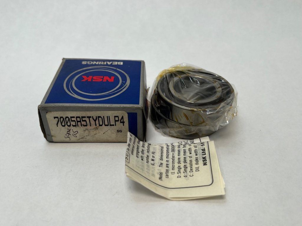 Super Precision Angular Contact Ball Bearing Pair 25x47x12 mm, 25° Contact Angle, Light Preload, ABEC 7