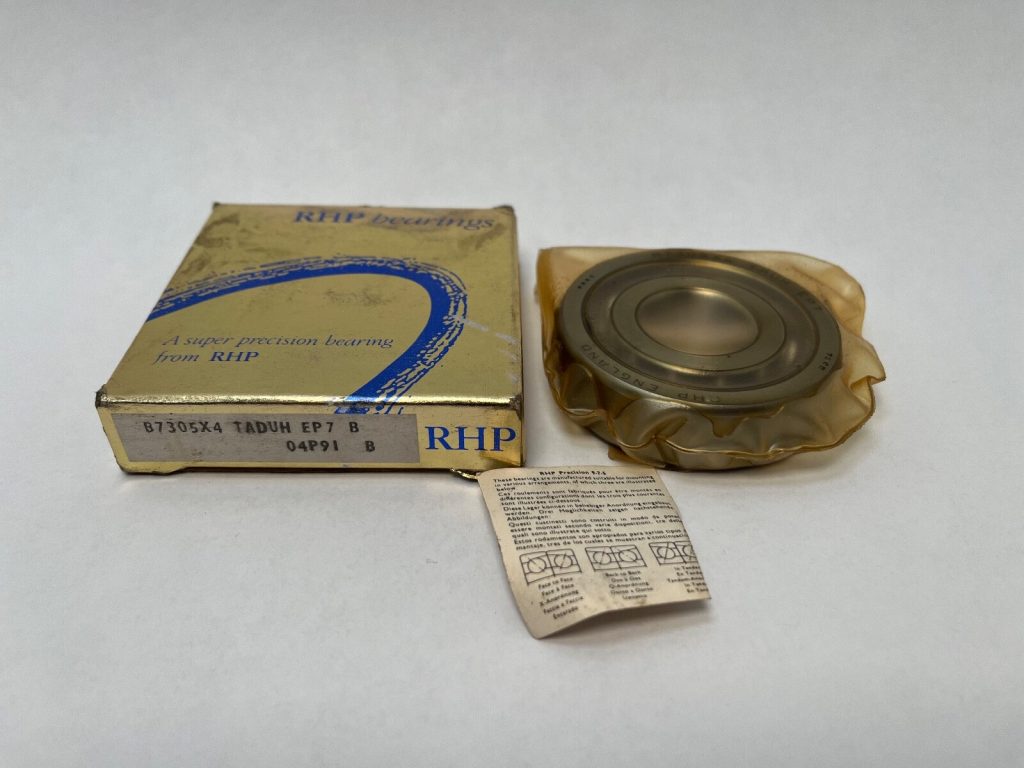 Super-Precision Angular Contact Ball Bearing - 25 mm ID, 62 mm OD, 17 mm Width, Open, 15° Contact Angle, Heavy Preload, ABEC 7