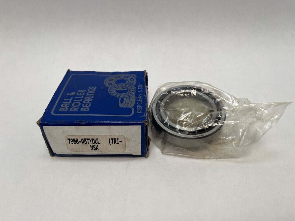 Super Precision Angular Contact Ball Bearing 40x62x12 mm, 25 Degree Contact Angle, Single Universally Ground Light Preload, Thin Section
