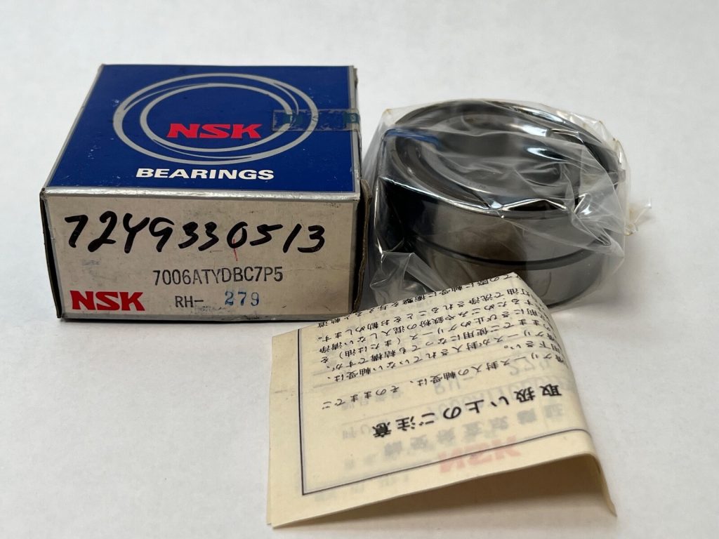 Angular Contact Ball Bearing Matched Pair - 30 mm ID, 55 mm OD, 13 mm Width Each, Open, 25° Contact Angle, Back-To-Back Duplex, ABEC 5