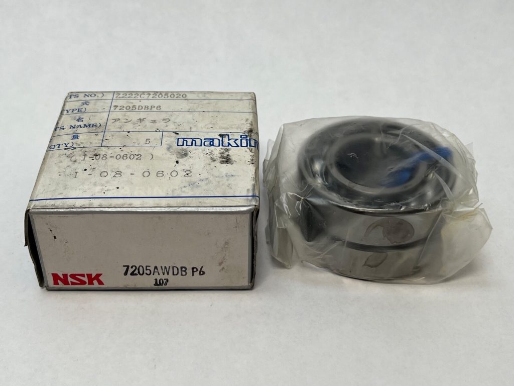 Angular Contact Ball Bearing Matched Pair – 25 mm ID, 52 mm OD, 30 mm Total Width, Open, 30° Contact Angle, Back-to-Back