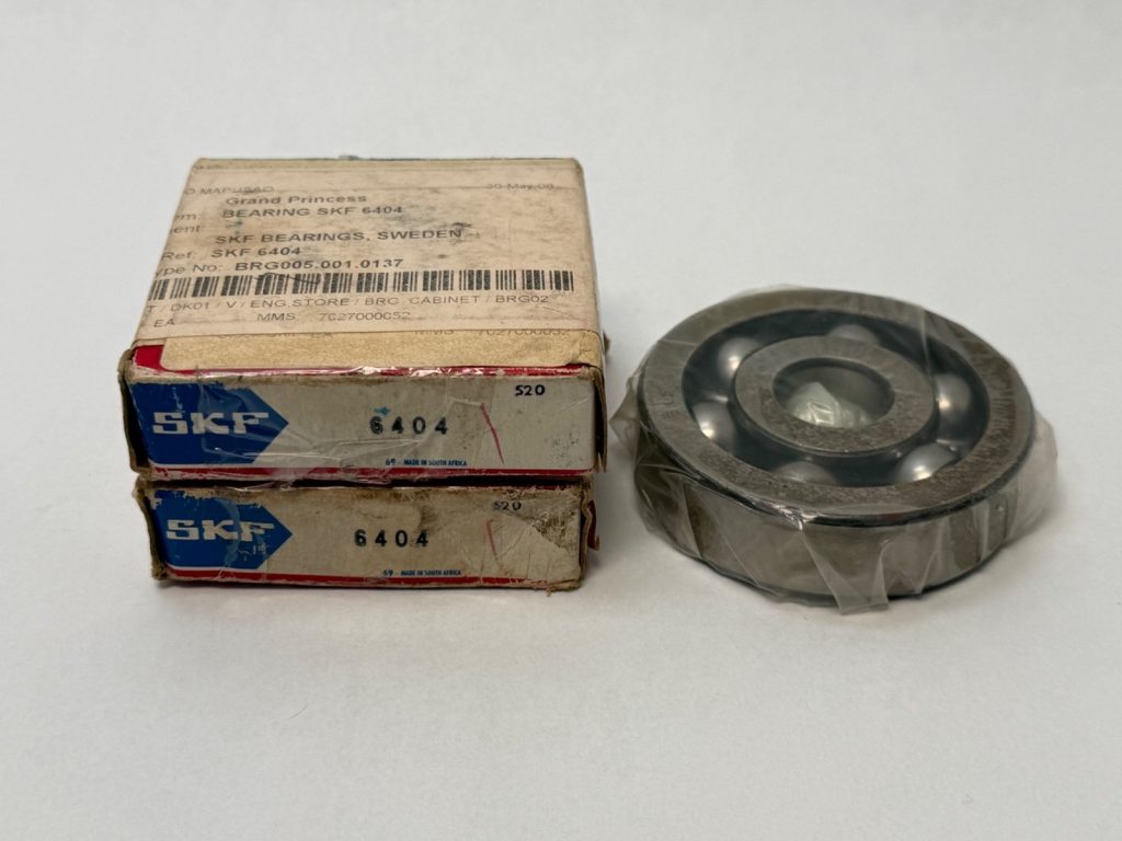 Open Extra-Heavy Deep Groove Ball Bearings 20 x 72 x 19 mm, 64 Series, Normal Clearance, 2 Pcs