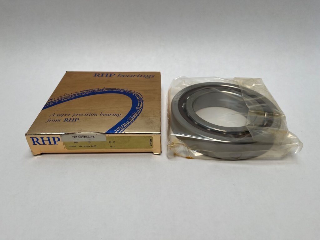 Super Precision Angular Contact Ball Bearing 75 x 130 x 25 mm 15 Degree ABEC 7 Light Preload Phenolic Cage