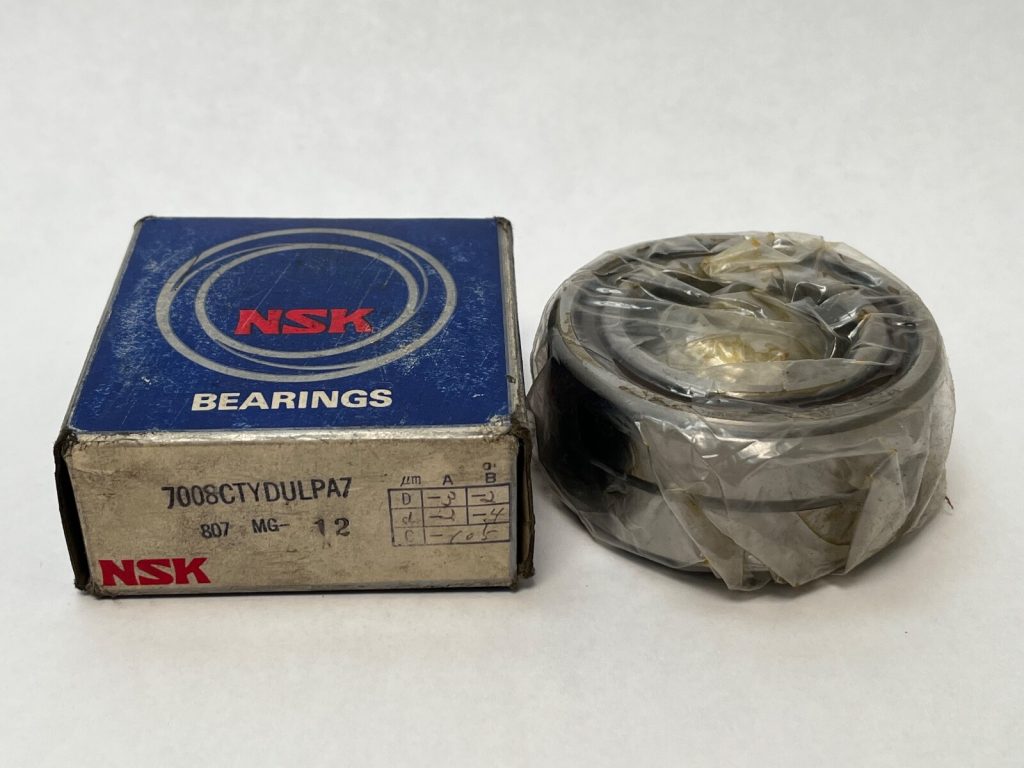 Super Precision Angular Contact Bearing Pair 40x68x15 mm 15 Degree Light Preload ABEC 7