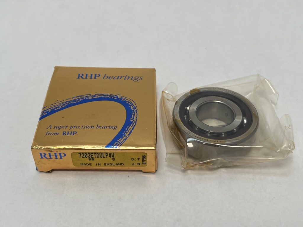 Super-Precision Angular Contact Ball Bearing – Straight Bore, 17 mm ID, 40 mm OD, 12 mm Width, Open, 25° Contact Angle, ABEC 7, Light Preload