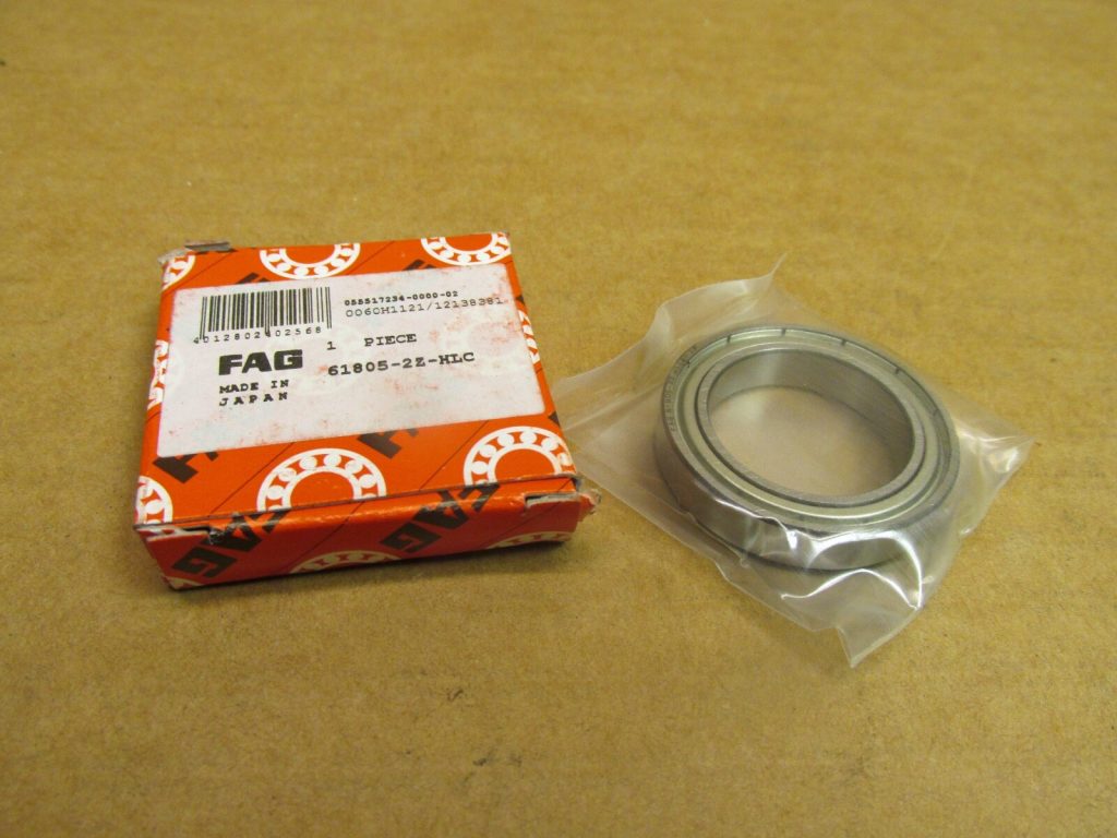 Thin Section Deep Groove Ball Bearing 25x37x7 mm, Two Steel Shields, 61805 / 6805 Series