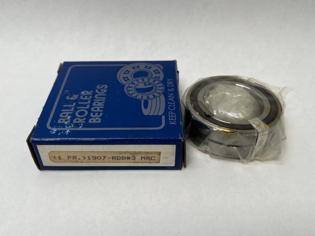 Angular Contact Ball Bearing - 35 mm ID, 55 mm OD, 10 mm Width, 20 mm Total Width, Open, 15 ° Contact Angle, Back-to-Back Duplex Pair