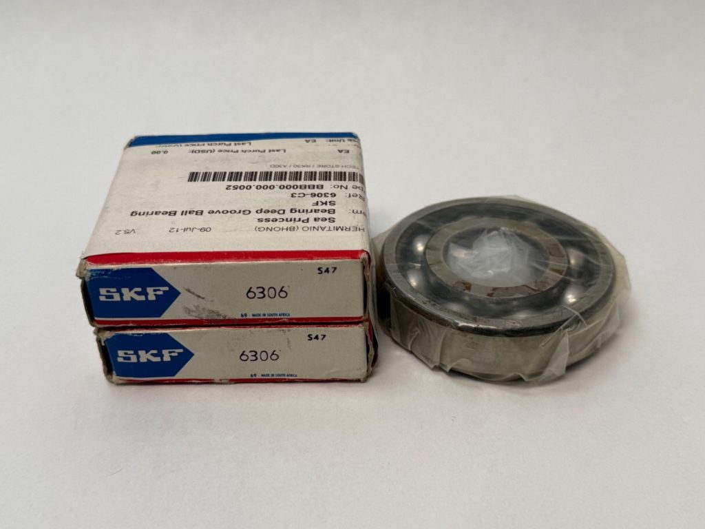 Open Heavy-Series Deep Groove Ball Bearings 30 x 72 x 19 mm, Normal Clearance, 2 Pcs