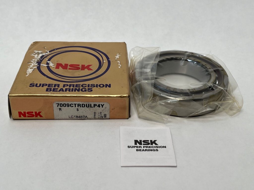 Super Precision Angular Contact Ball Bearing 45 x 75 x 16 mm 15 Degree Outer Ring Guided Phenolic Cage Light Preload
