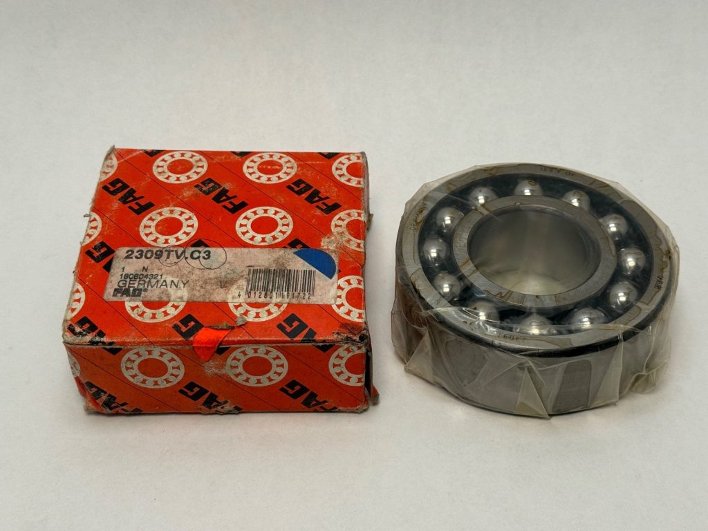 Self-Aligning Ball Bearing 45 x 100 x 36 mm, Double Row, Straight Bore, Polyamide Cage, C3