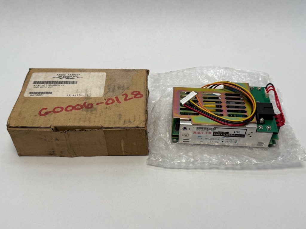 AC Power-Line Noise Filter, 220 V Class, FANUC A14L-0110-0001/P — Passive EMI/RFI Line Filter for Control and Drive Cabinets