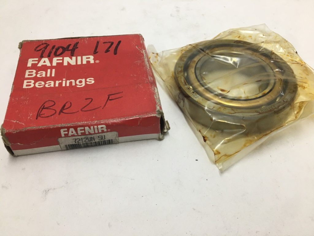 Angular Contact Ball Bearing - 60 mm ID, 110 mm OD, 22 mm Width, Open, 40° Contact Angle, Pressed Brass Cage, Universal Matching