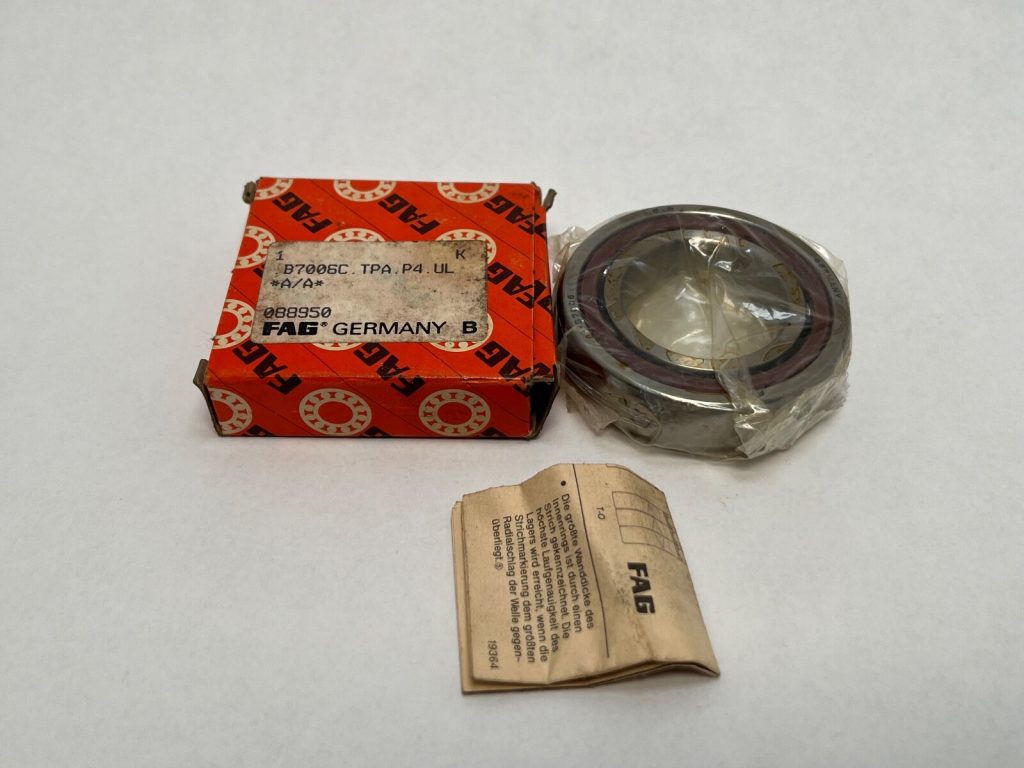 Spindle Angular Contact Ball Bearing - 30 mm ID, 55 mm OD, 13 mm Width, Open, 15° Contact Angle, Light Preload, Universal Ground