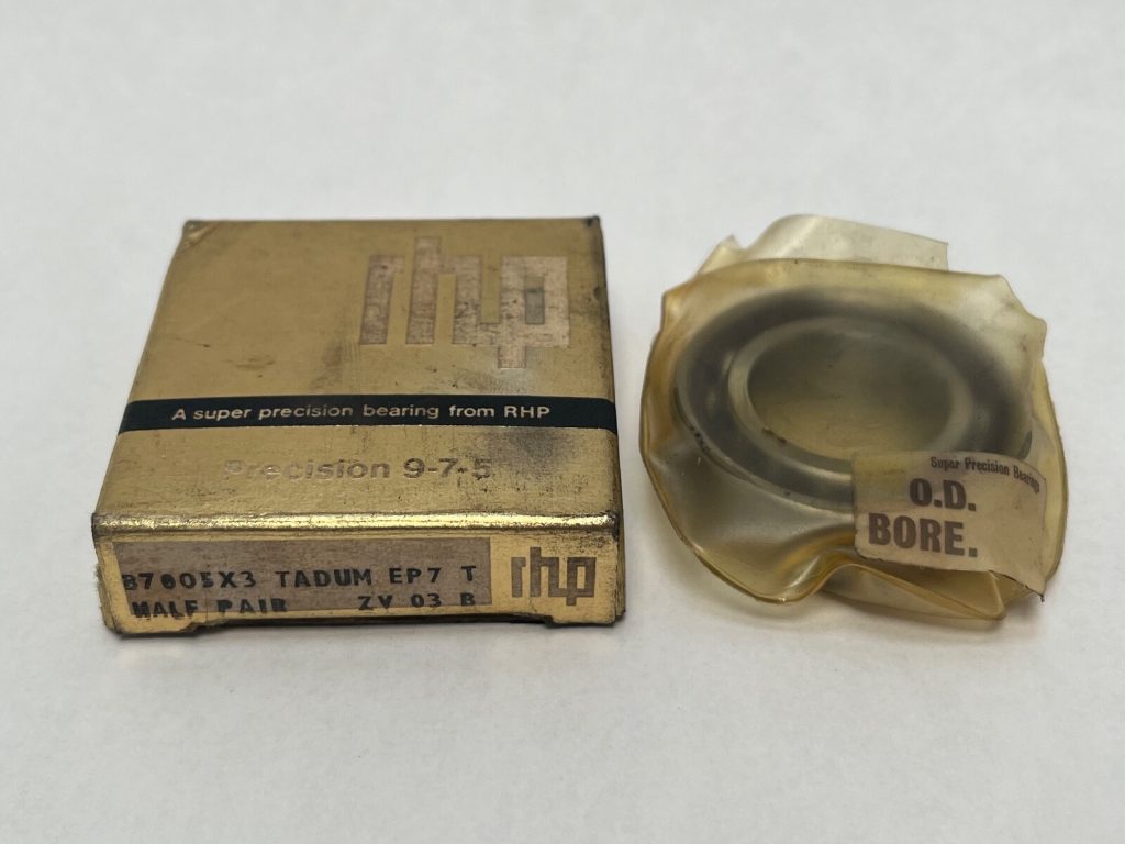 Super Precision Angular Contact Ball Bearing - 25 mm ID, 47 mm OD, 12 mm Width, Open, 25° Contact Angle, Medium Preload