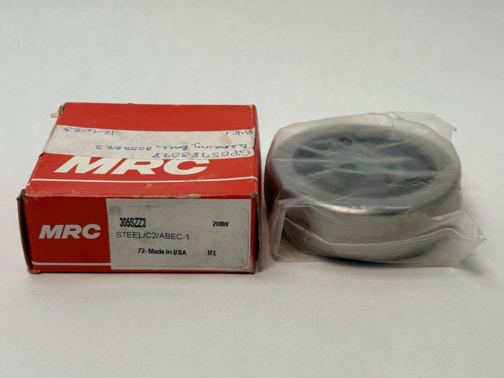 Mast Guide Bearing - 25 mm ID, 3.000 in (76.2 mm) Roller OD, 1.000 in (25.4 mm) Width, Rubber Seals Both Faces, C2 Clearance