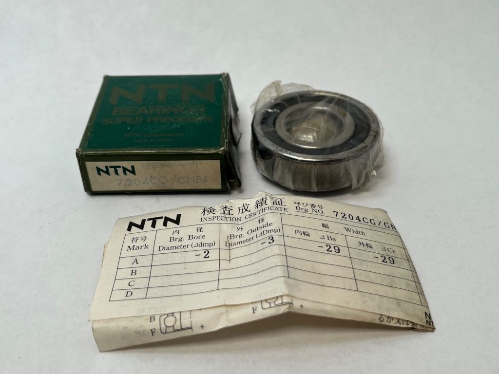 Angular Contact Ball Bearing - 20 mm Bore, 47 mm OD, 14 mm Width, 15° Contact Angle, Open, P4 / ABEC 7, Universal Flush Ground