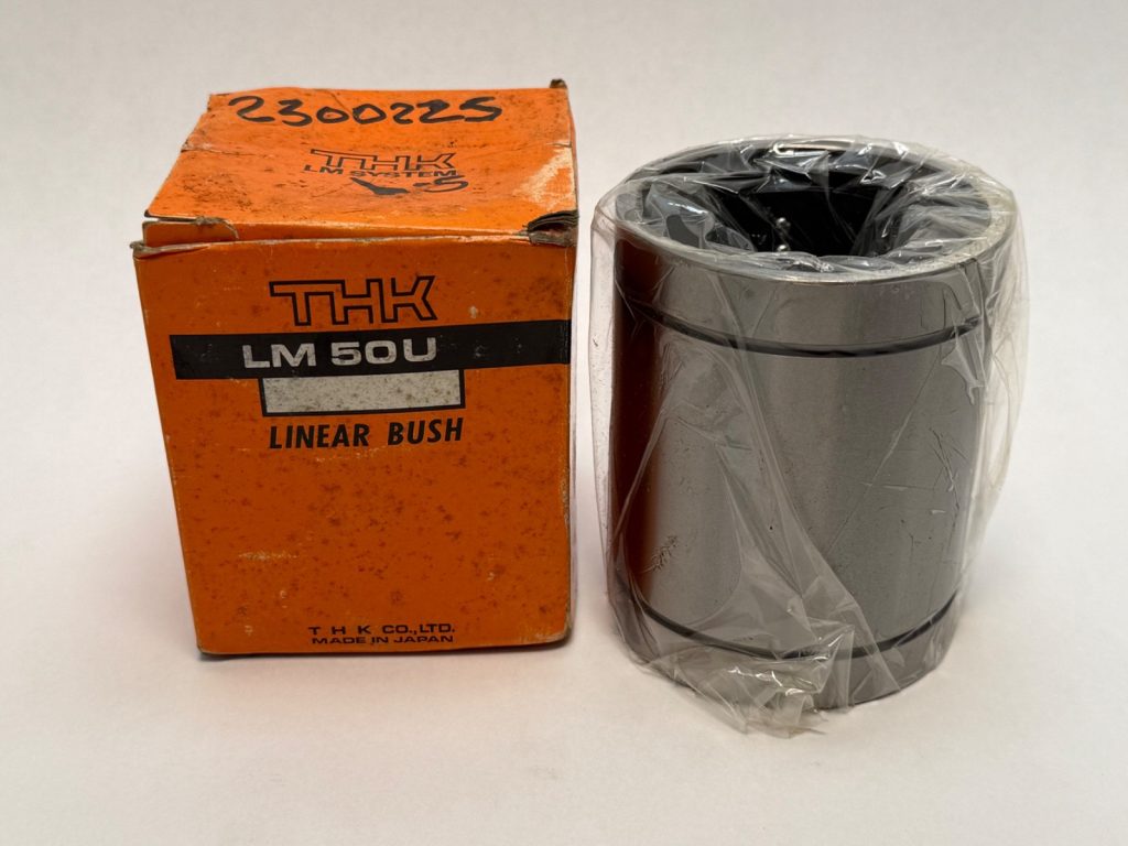 Recirculating Ball Bushing — 50 mm Shaft, 80 mm OD, 100 mm Long, Six Ball Rows, Sealed Both Ends (Shaft Not Included)