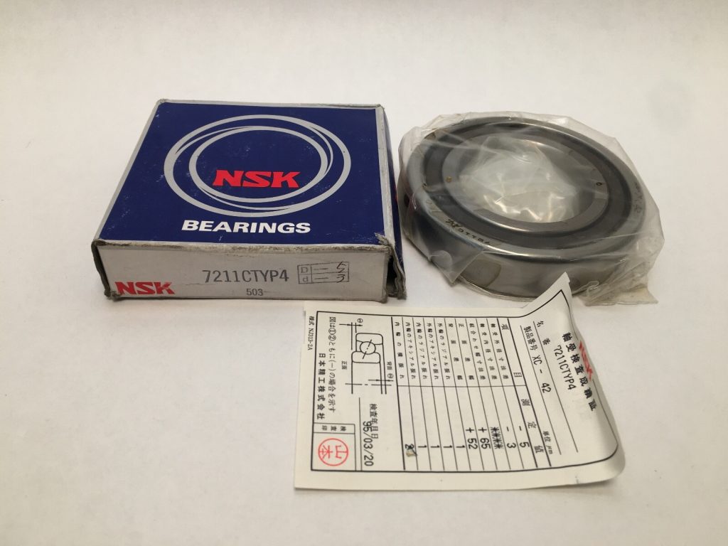 Super-Precision Angular Contact Ball Bearing 55x100x21 mm 15° Contact Angle ABEC 7