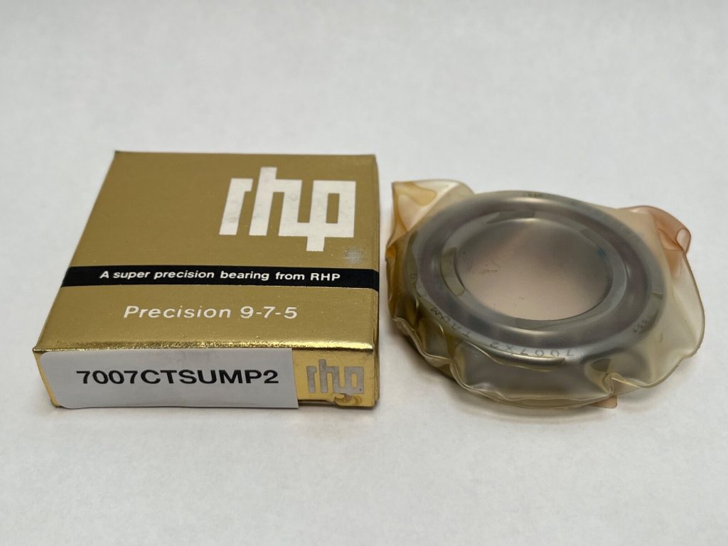 Super-Precision Angular Contact Ball Bearing, 35x62x14 mm, 15° Contact Angle, Universal Single, Medium Preload, ISO Class 2 / ABEC 9