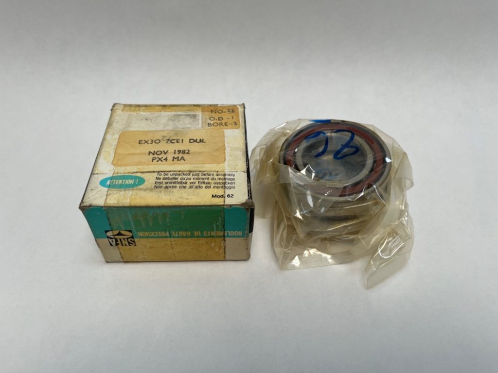 Super-Precision Angular Contact Ball Bearing Duplex Set - 30 mm ID, 55 mm OD, 13 mm Width, 15° Contact Angle, Light Preload, Open, ABEC 7