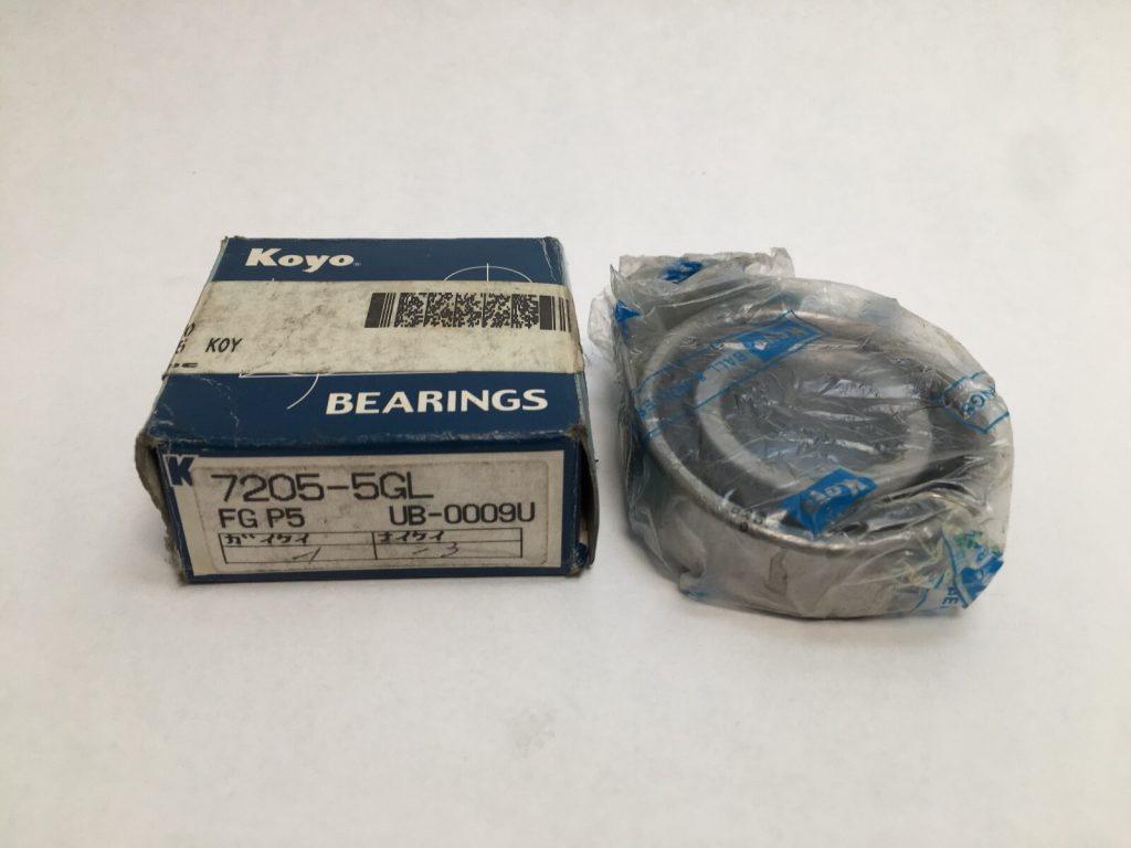 Angular Contact Ball Bearing – 25 x 52 x 15 mm, 30° Contact Angle, ABEC 5, Light Preload, Polyamide Cage
