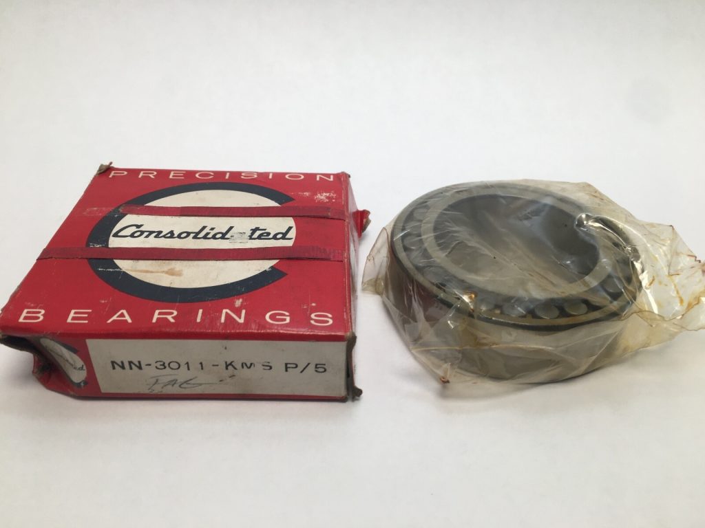 Double-Row Cylindrical Roller Bearing 55 x 90 x 26 mm, 1:12 Tapered Bore, Machined Brass Cage, Lube Groove and Three Holes, Super-Precision SP
