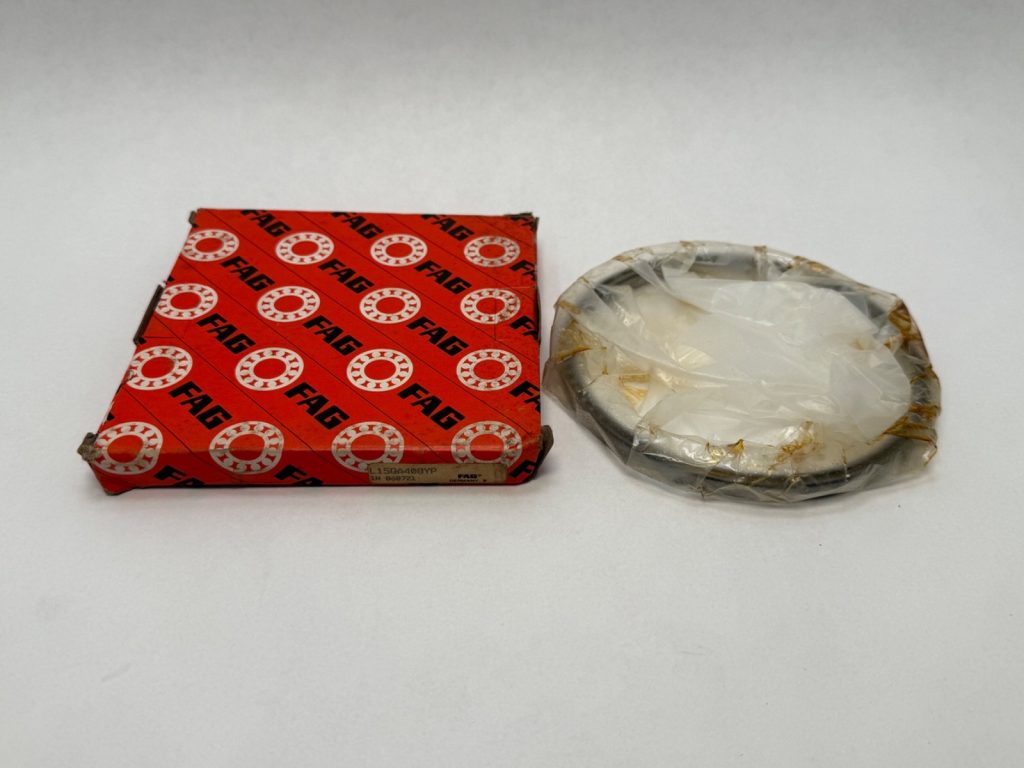 Thin Section Angular Contact Ball Bearing, 4.500 x 5.000 x 1/4 in, Square 1/4 x 1/4 in Section, Type A Single Row, Open, Brass Separator