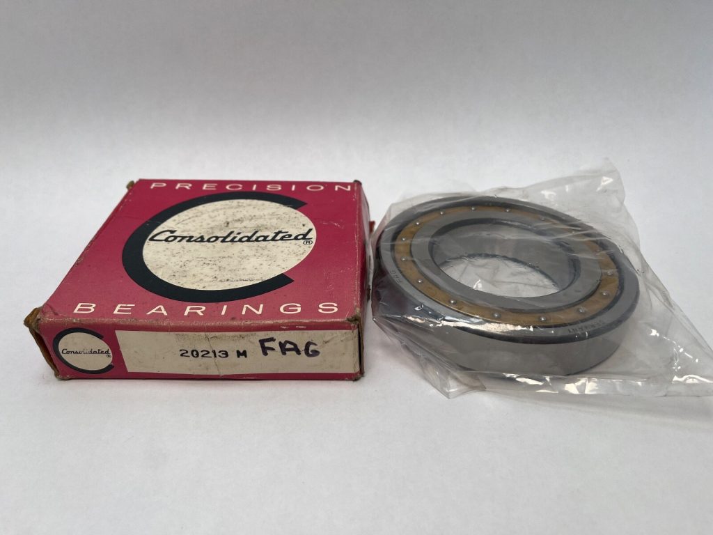 Single Row Barrel Roller Bearing 65x120x23 mm Machined Brass Cage Cylindrical Bore