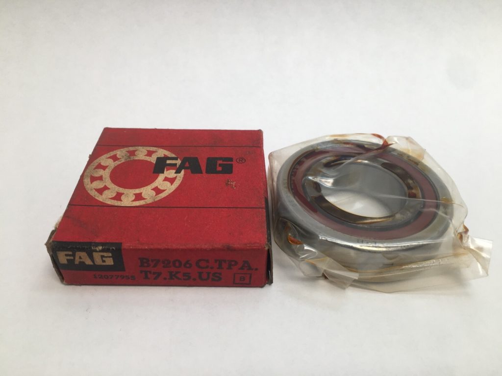Super-Precision Angular Contact Spindle Bearing - 30 mm ID, 62 mm OD, 16 mm Width, Open, 15 degree contact angle, Phenolic cage, Light universal preload, P4S