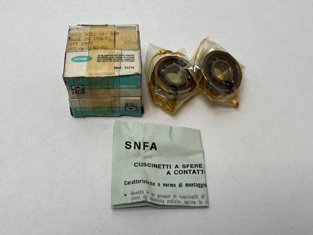 Super Precision Angular Contact Ball Bearing 12x28x8 mm 15° ABEC 9 Duplex Universal Medium Preload Matched Pair
