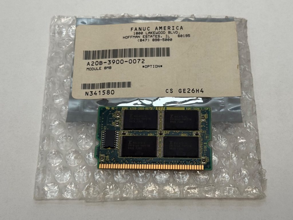 8 MB FROM (Flash ROM) Memory Module, DIMM — Program Memory C for i-Series CNC Master Boards and R-J3 Robot Controllers