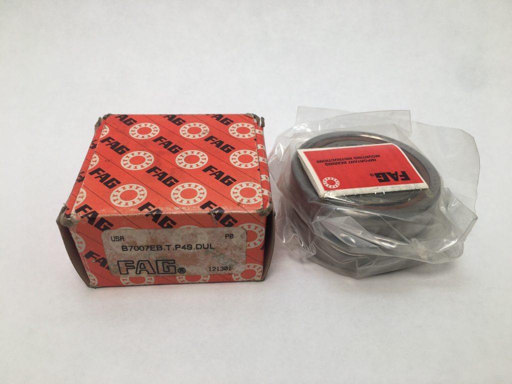 Matched Pair Super-Precision Spindle Bearings, 35x62x14 mm Each, 25° Contact Angle, Light Preload, P4S, Phenolic Cage