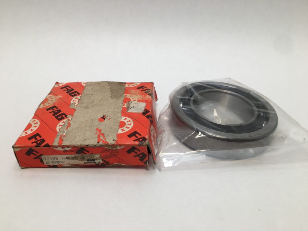 Angular Contact Ball Bearing - Straight Bore, 50 mm ID, 90 mm OD, 20 mm Width, Open, 40° Contact Angle, Universal Light Preload